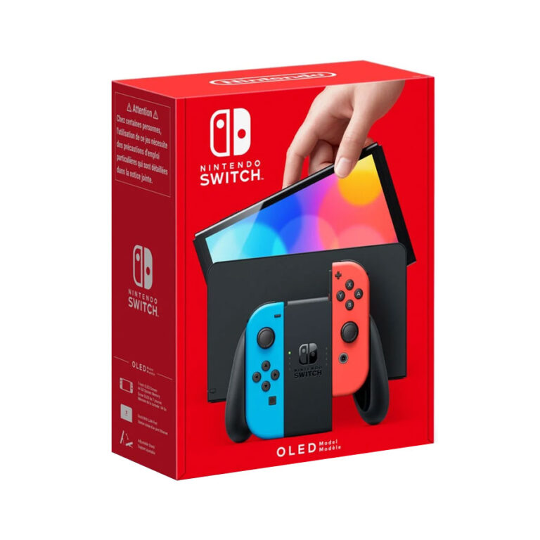 Nintendo Switch Modelo OLED Azul Neon/Rojo Neon (2)