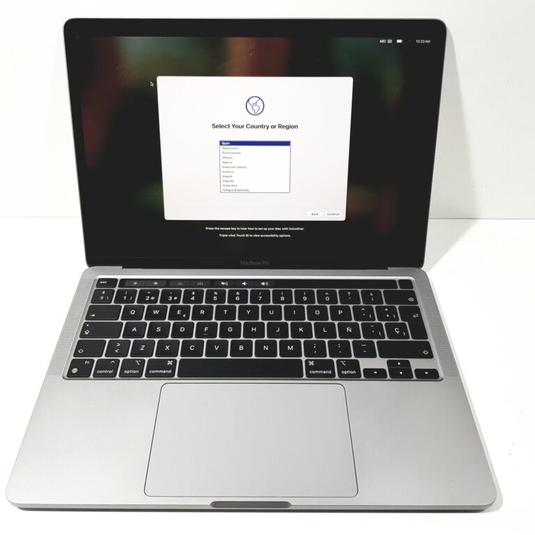 💻 Apple MacBook Pro 13" M1 con 8GB RAM y 256GB SSD de segunda mano