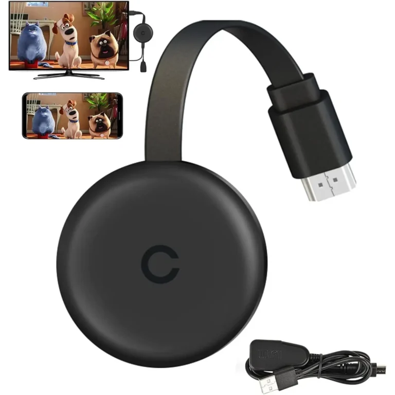 Adaptador HDMI inalámbrico, Dongle para TV, 1080P Full HD Miracast, streaming de vídeo de Android, Windows,…