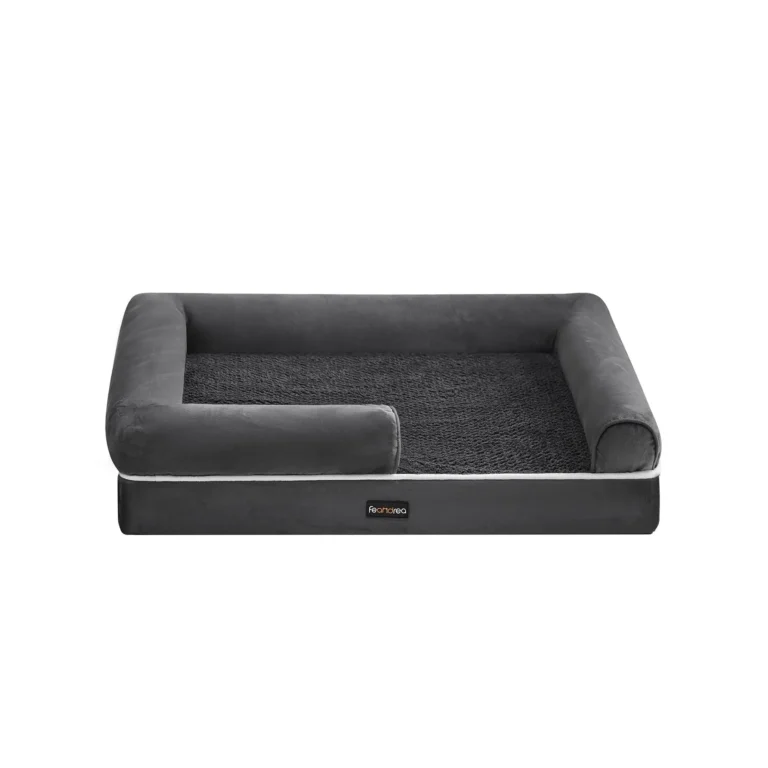 Feandrea Cama Ortopédica para Perros, Sofá, Cama para Mascotas, Acolchado Suave, Bordes Elevados, Funda Extraíble y…