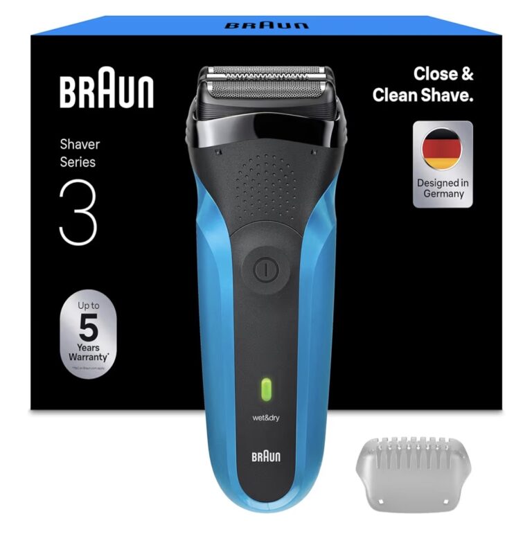 Braun Series 3 Afeitadora Eléctrica Hombre, 310S, Azul