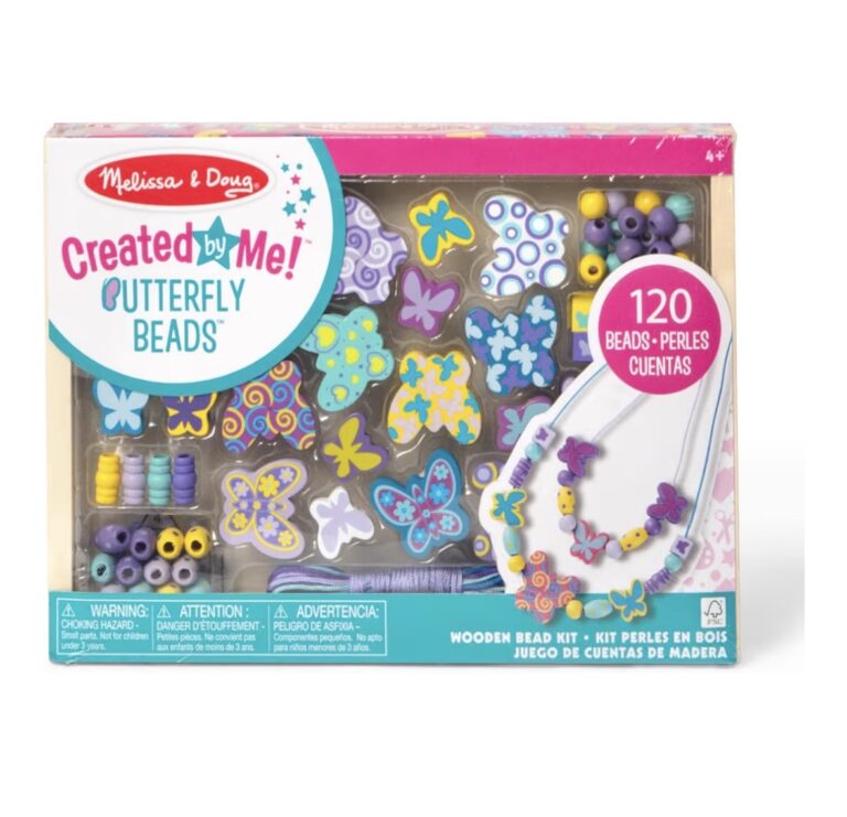 Melissa & Doug, juego de cuentas de madera para collares