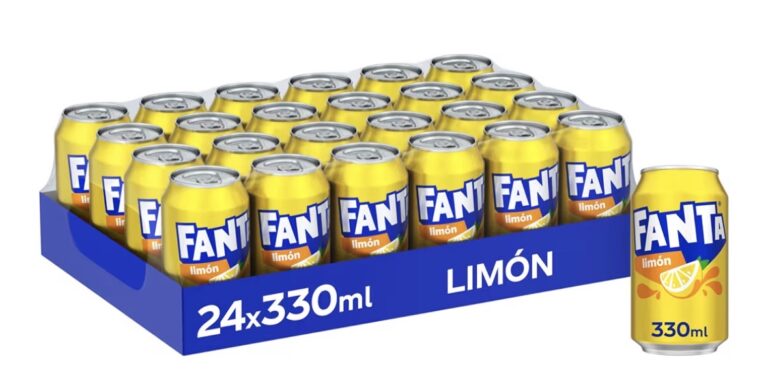 Fanta Limón Pack 24 latas