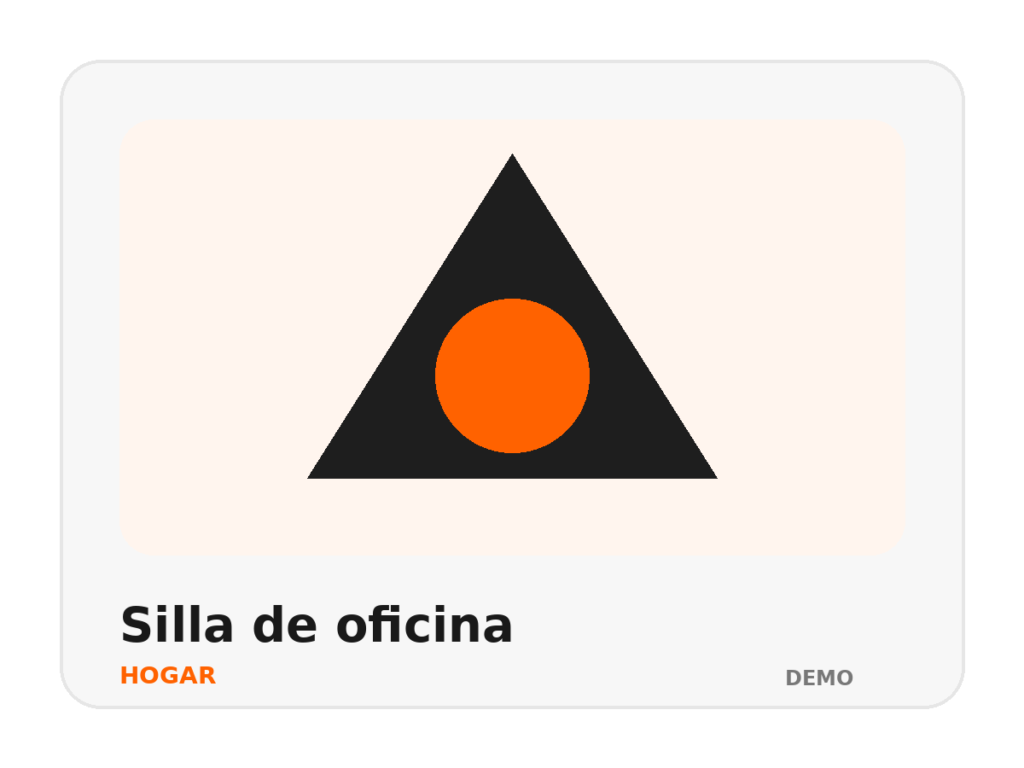 silla ergonómica de oficina