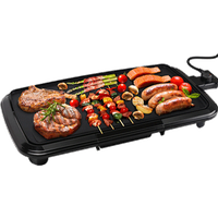 Aigostar Varmo 30CEY - Plancha de asar antiadherente superficie de 50 x 27 cm, potencia 2000W