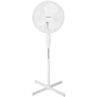 Aigostar Daisy - Ventilador de pie silencioso, 3 velocidades, diámetro 45 cm, 40W. oscilación de 80 grado