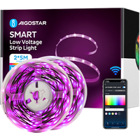 Tira de luz inteligente WiFi de bajo voltaje WB 36 W 2 x 5 m，cuenta con 2 años de garantía