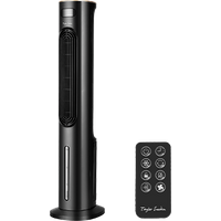 Taylor Swoden Caldwell - Climatizador evaporativo 3 en 1 depósito de agua 6L y mando a distancia. Ventilador de torre, climatizador evaporativo y humidificador en uno. Oscilante, temporizador. 3 modos