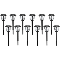 Luces LED solares para césped (12 piezas) 6500K