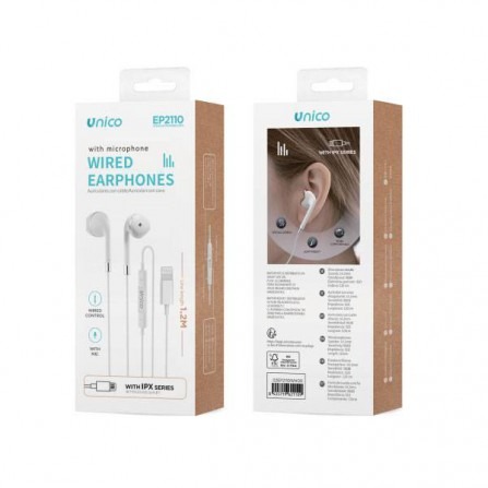 Auriculares con Microfono EP2110 Lightning Unico