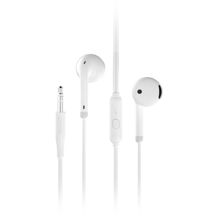 Auriculares con Cable Jack 3.5mm Semi in-ear EP1782 Unico Blanco