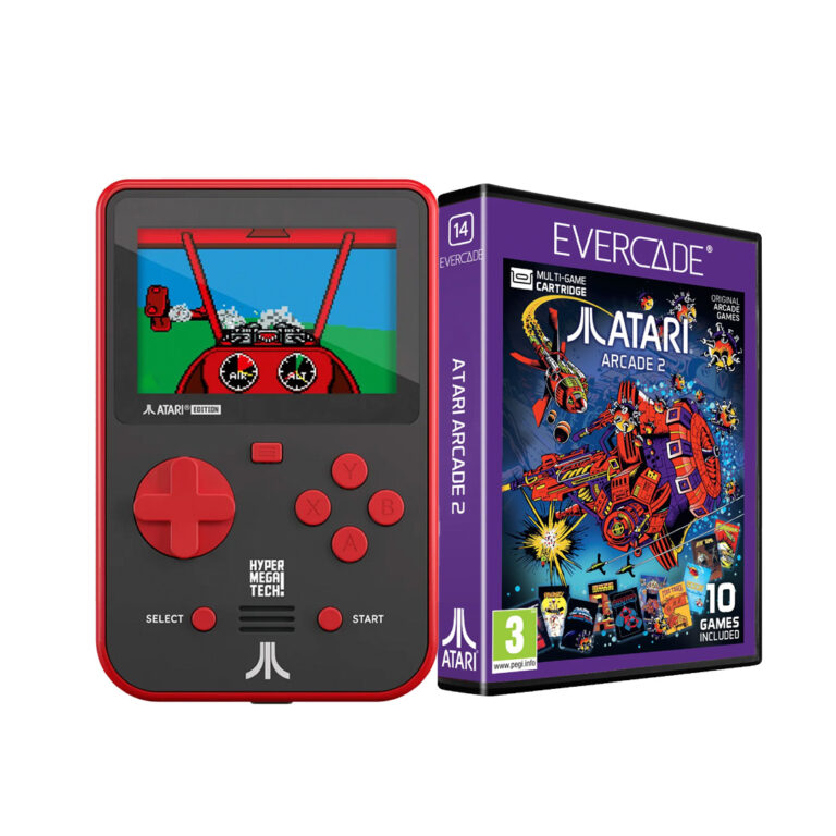 Super Pocket Atari Edition Evercade + Atari Arcade 2