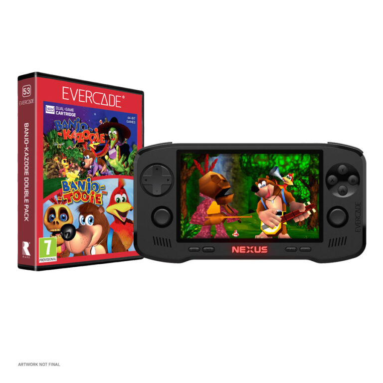 Consola Evercade Nexus + Banjo Kazooie Double Pack