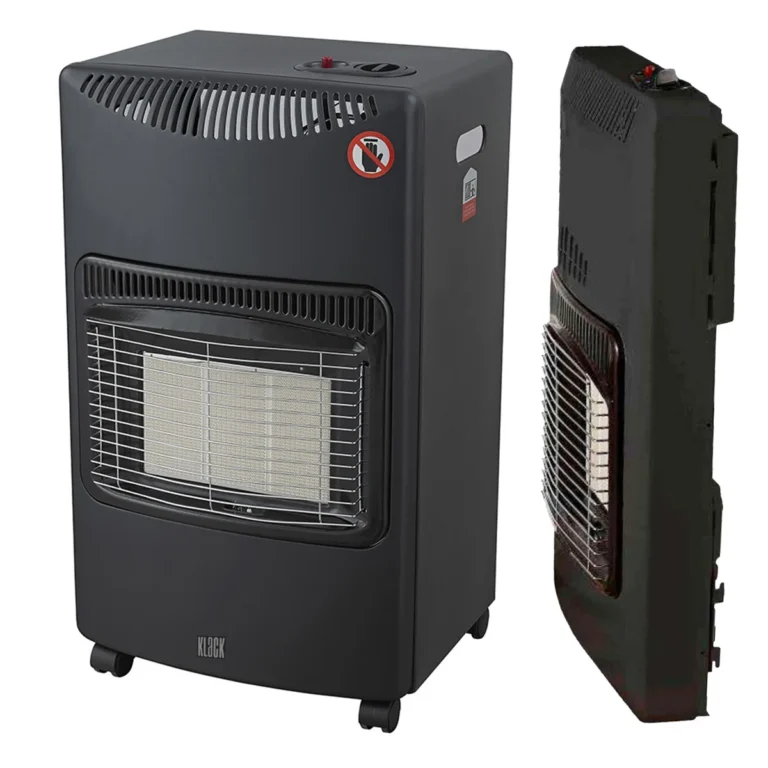 Estufa de Gas Cerámica Plegable 4,2 kW, 3 Niveles de Potencia, Sistema ODS, Encendido Piezoeléctrico y…