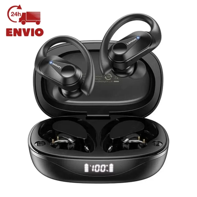Lenovo Auriculares Inalámbricos LP75, Bluetooth 5.3, Con Resistencia al Agua, Con Función Táctil, Auriculares Deportivos para…