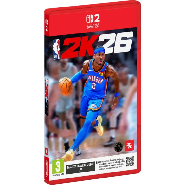 NBA 2K26 SWITCH2 TARJETA LLAVE DE JUEGO PARA NINTENDO SWITCH 2 VERSIÓN ESPAÑOLA GARANTÍA EUROPEA EUROPEAN…