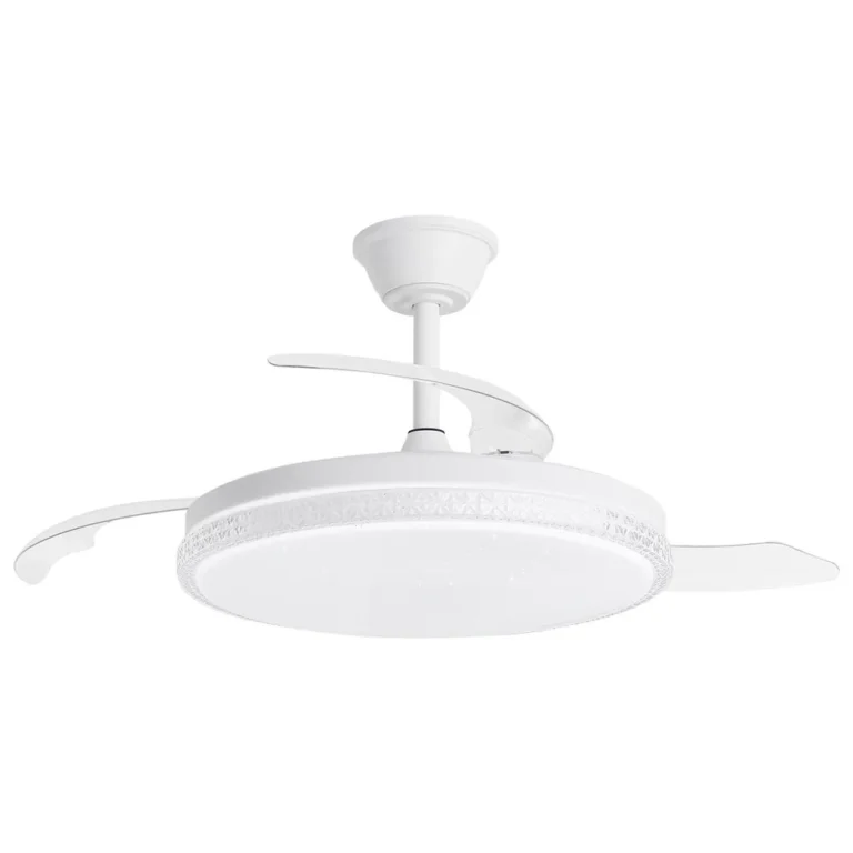 Ventilador de techo STARFULL efecto estrellas, motor DC 6 velocidades Tecnología Led 46W sistema CCT 5520…