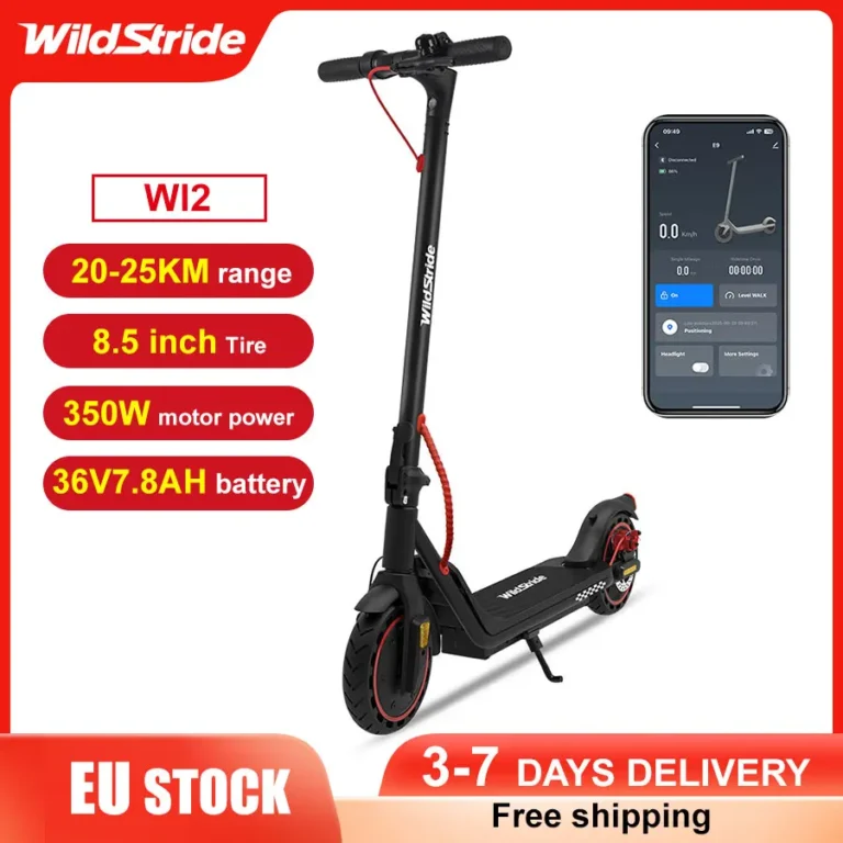 Patinete Eléctrico Wildstride con Motor de 350W, Neumáticos Honeycomb de 8.5'', Múltiples Modos de Velocidad, Batería…