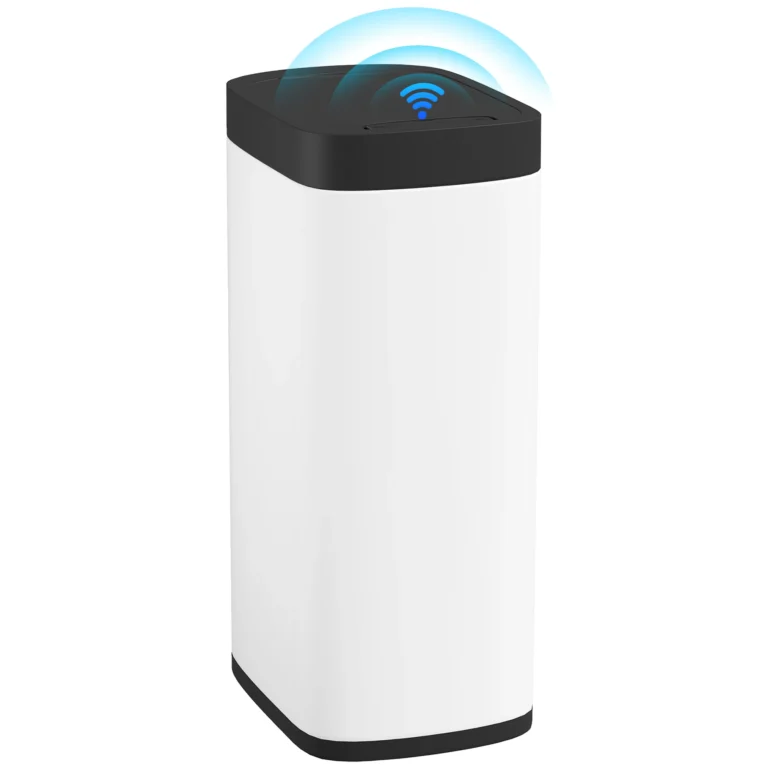 HOMCOM Cubo de basura automático para cocina 50L, cubo con sensor de movimiento sin contacto, sin…