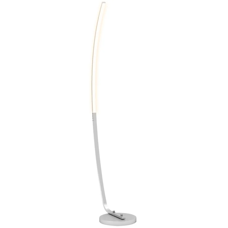 Lámpara HOMCOM con base para salón, lámpara LED de estilo contemporáneo con 3 niveles de brillo,…