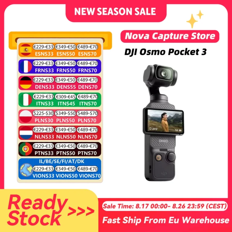 【Local+】DJI Osmo Pocket 3, Potente Sensor de 1 Pulgada, 4K/120fps, Pantalla Táctil Giratoria de 2 Pulgadas,…