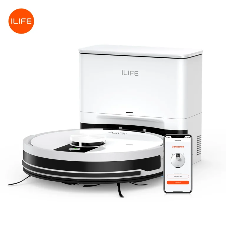 Robot Aspirador y Fregador ILIFE A12 Pro, Navegación LIDAR, Recolección Automática de Polvo, Succión de 3000Pa,…