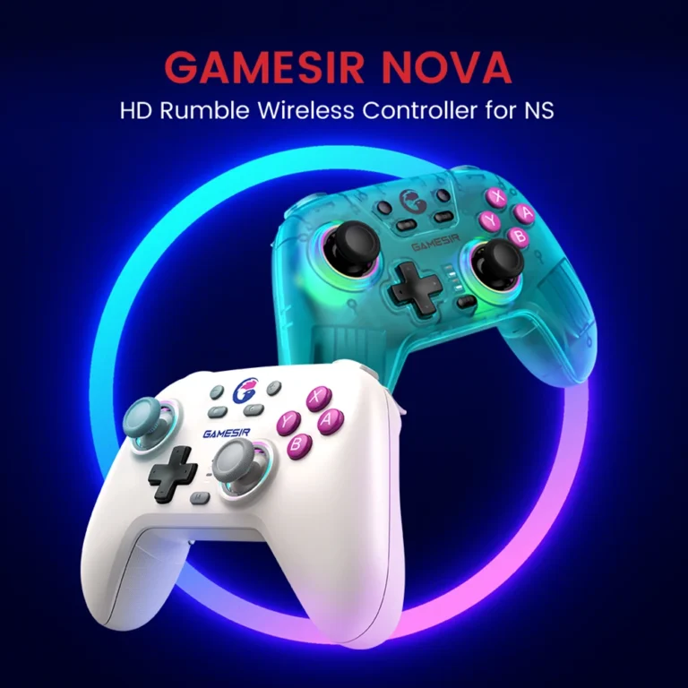 GameSir Nova controlador de interruptor inalámbrico Bluetooth Gamepad efecto Hall Joystick para Nintendo Switch iPhone Android…