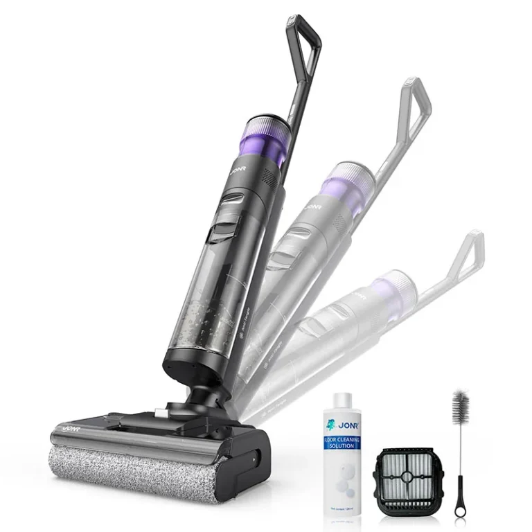 JONR ED12 Pro Max Aspirador Seco y Húmedo Inalámbrico 180° Reclinable Trapeadora Inteligente 17000Pa Autolimpieza 70°C…