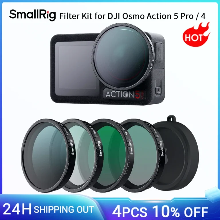 Kit de Filtros SmallRig para DJI Osmo Action 5 Pro/4, Juego de Filtros de Lente 5…