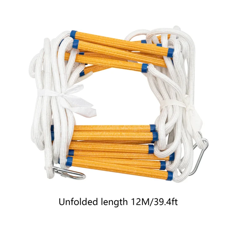 Escalera de Cuerda Multifuncional de Resina de 12 m, Capacidad de Carga Aproximada de 200 kg,…