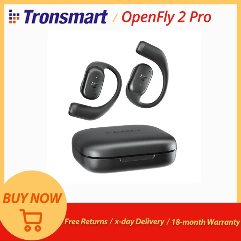 Tronsmart OpenFly 2 Pro Auriculares abiertos Auriculares Bluetooth de oído abierto con 40 horas de reproducción,…