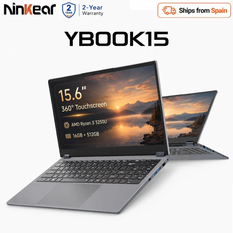 Ninkear YBook15 Portátil 2 en 1 15,6'' IPS FHD Pantalla Táctil Convertible 360° AMD Ryzen 3…
