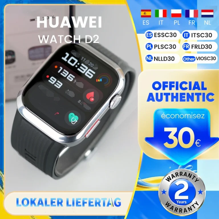 Reloj HUAWEI D2 con Pantalla AMOLED de 1.82'', ECG, Monitoreo Integral del Sueño, Cuidado de la…