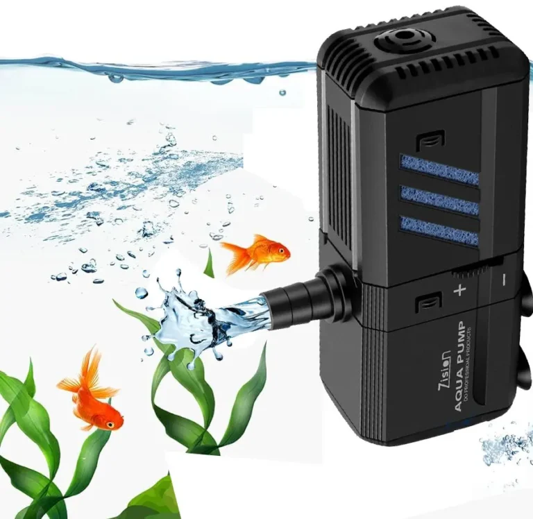 1 Filtro Interno para Acuario, Filtración Interna Ajustable con Bomba de 500 L/h, Apto para Acuarios…