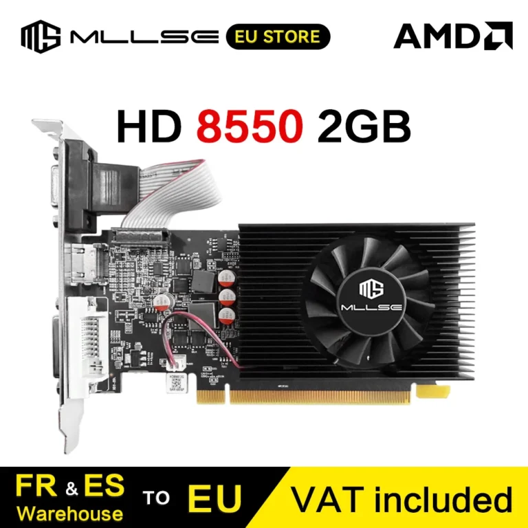 Tarjeta gráfica para juegos MLLSE HD 8550 2GB GDDR3 128Bit para AMD Radeon Game PC HD…