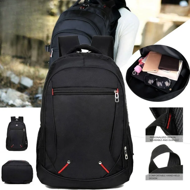 Mochila de negocios impermeable de 30L con compartimento para portátil, mochila de viaje duradera para exteriores,…