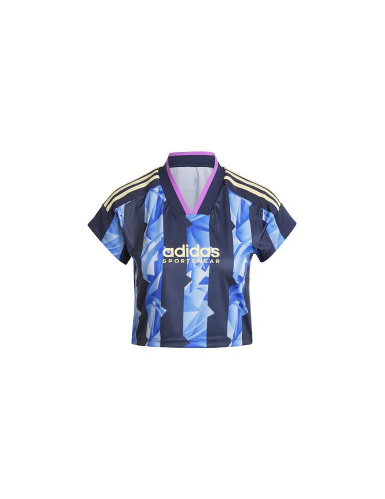 Adidas Camiseta adidas Tiro Cut 3 Bandas Print Baby Mujer Azu