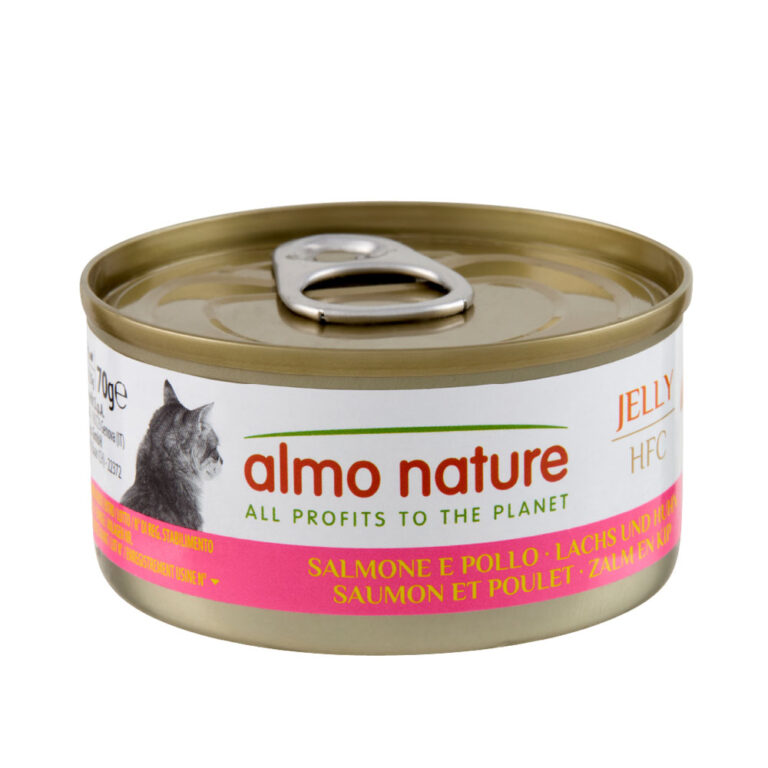 Almo Nature 70g Almo Nature 24 x 70 g - Pack Ahorro - Salmón con pollo en gelatina