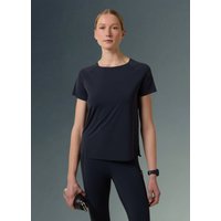 Altavia Camiseta Técnica Con Insertos Laterales Altavia With Deborah Compagnoni, Mujer, Negro, Talla: 36