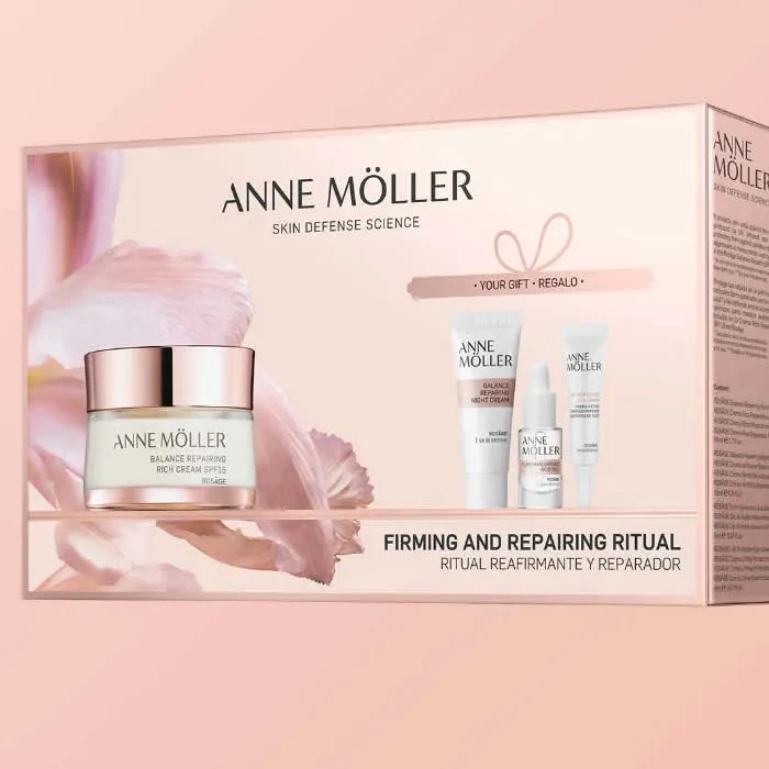 Anne möller Rosage Crema de Día Rica 50 ml Set 4 Piezas - Crema Facia