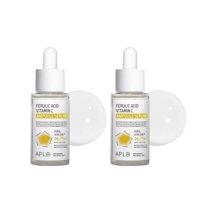 Aplb Ferulic Acid Vitamin C Ampoule Serum - 40ml (2ea) Set