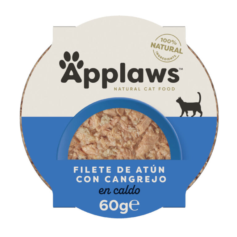 Applaws 49 tarrinas x 60 g Applaws Atún y Cangrejo tarrina para gatos ¡Pack ahorro!