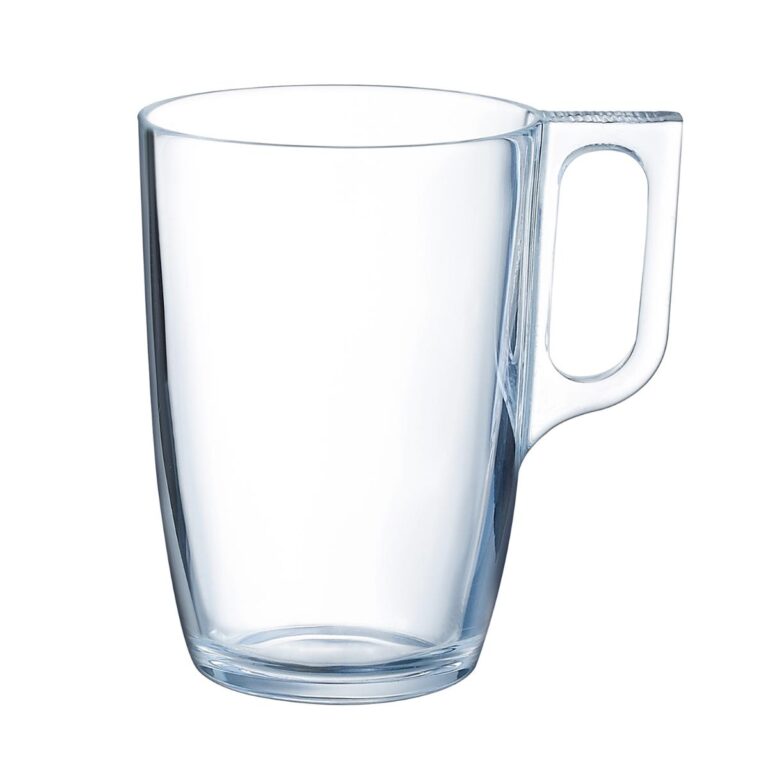 Arcoroc Juego 6 mugs 32cl vidrio transparente Voluto Arcoroc