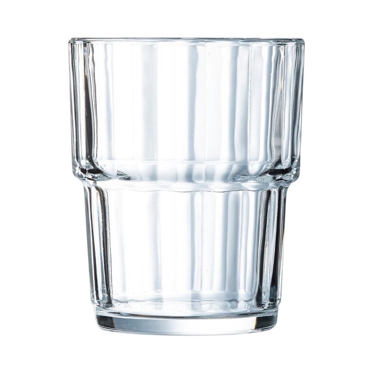 Arcoroc Juego 6 vasos bajos 20cl vidrio tensionado Noruega Arcoroc