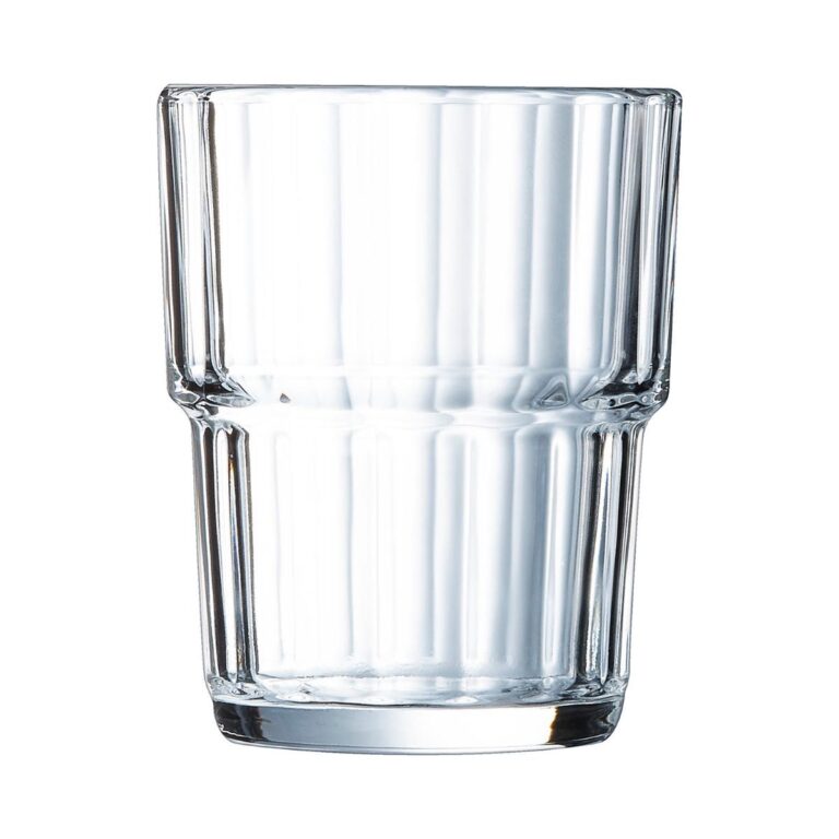 Arcoroc Juego de 6 vasos bajos 16cl vidrio tensionado Noruega Arcoroc