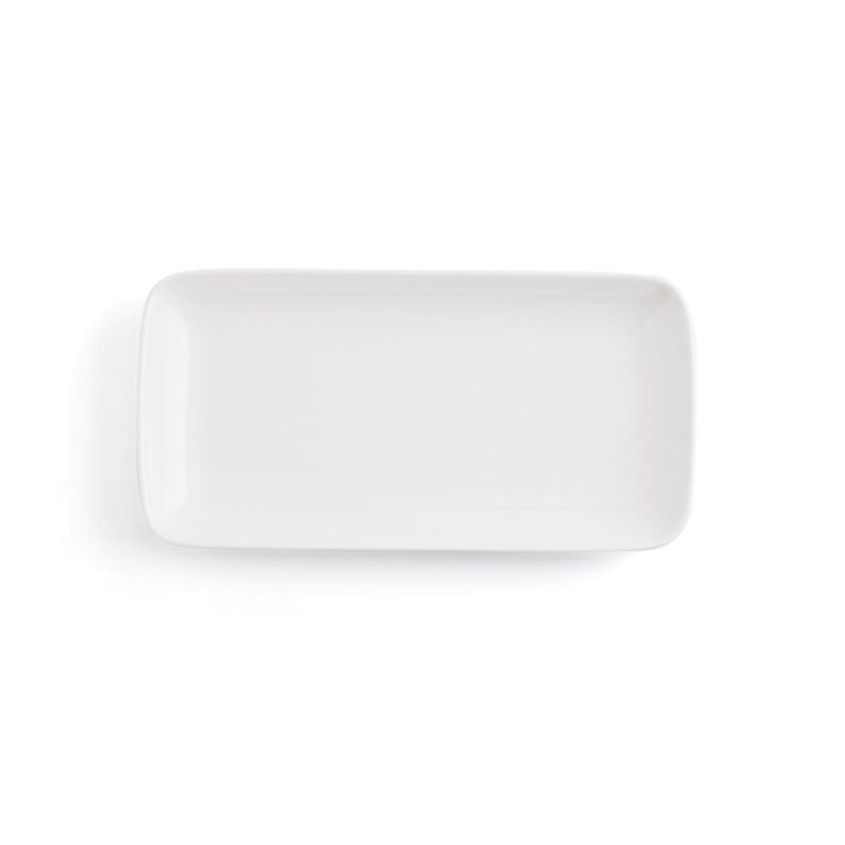 Ariane Fuente rectangular porcelana 28x14cm blanco Vital Coupe Ariane