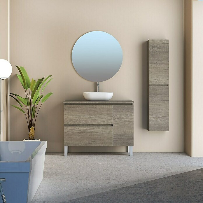 Artysan Conjunto de mueble de baño Oval (Ancho: 100 cm, Nebraska, 4 pzs.)