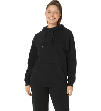 Asics para mujer. 2032C845 Sudadera Logo Oth negro (S), Casual, Deportivo, Algodón, Multideporte, Manga larga