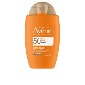 Avène SOLAIRE ULTRA FLUIDO MAT PERFECT protector solar facial tono universal SPF50 50 m