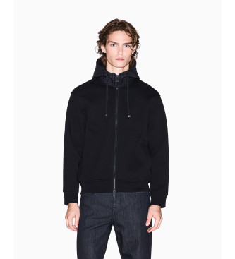 A|X Armani Exchange A X Armani Exchange para hombre. Chaqueta Cremallera negro (XXL), Casual, Algodón
